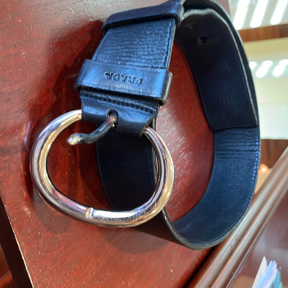 Vintage Black Prada Belt